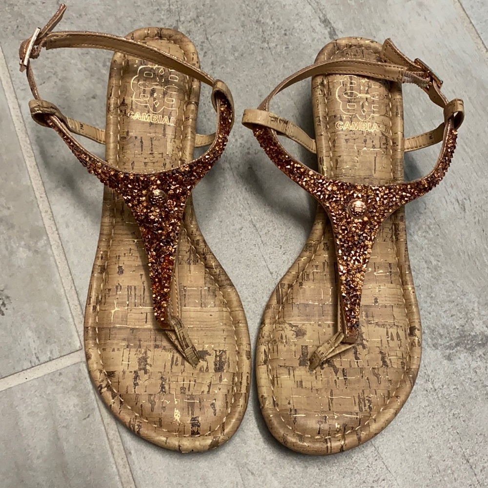Cambiami cork wedge size 7